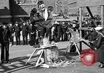 Image of US sailors burn Kaiser and Crown Prince in effigy New York City USA, 1918, second 60 stock footage video 65675048791