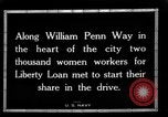 Image of Two Thousand women participate in Liberty Loan Drive Pittsburgh Pennsylvania USA, 1918, second 8 stock footage video 65675048793