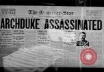 Image of World War I newspaper headlines United States USA, 1917, second 11 stock footage video 65675048804