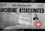Image of World War I newspaper headlines United States USA, 1917, second 12 stock footage video 65675048804