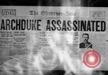 Image of World War I newspaper headlines United States USA, 1917, second 13 stock footage video 65675048804