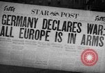 Image of World War I newspaper headlines United States USA, 1917, second 15 stock footage video 65675048804