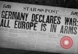 Image of World War I newspaper headlines United States USA, 1917, second 16 stock footage video 65675048804