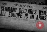 Image of World War I newspaper headlines United States USA, 1917, second 19 stock footage video 65675048804