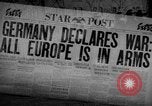 Image of World War I newspaper headlines United States USA, 1917, second 20 stock footage video 65675048804