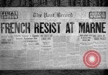 Image of World War I newspaper headlines United States USA, 1917, second 28 stock footage video 65675048804