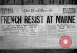 Image of World War I newspaper headlines United States USA, 1917, second 29 stock footage video 65675048804