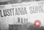 Image of World War I newspaper headlines United States USA, 1917, second 32 stock footage video 65675048804