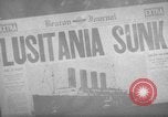 Image of World War I newspaper headlines United States USA, 1917, second 33 stock footage video 65675048804