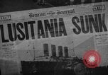 Image of World War I newspaper headlines United States USA, 1917, second 35 stock footage video 65675048804