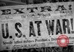 Image of World War I newspaper headlines United States USA, 1917, second 45 stock footage video 65675048804