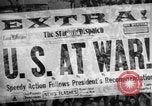 Image of World War I newspaper headlines United States USA, 1917, second 46 stock footage video 65675048804