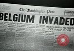 Image of German troops invade Belgium in World War I Belgium, 1914, second 5 stock footage video 65675048806