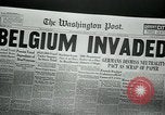 Image of German troops invade Belgium in World War I Belgium, 1914, second 6 stock footage video 65675048806