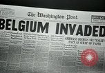 Image of German troops invade Belgium in World War I Belgium, 1914, second 7 stock footage video 65675048806