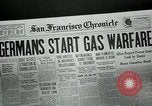 Image of gas warfare European Theater, 1917, second 3 stock footage video 65675048807