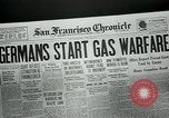 Image of gas warfare European Theater, 1917, second 4 stock footage video 65675048807
