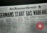 Image of gas warfare European Theater, 1917, second 6 stock footage video 65675048807