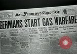 Image of gas warfare European Theater, 1917, second 7 stock footage video 65675048807