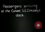 Immagine di RMS Lusitania uscire sul suo fatidico viaggio New York United States USA, 1915, secondo 6 filmato di repertorio 65675048816