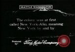 Immagine di Fondazione di Seattle Washington Seattle Washington USA, 1917, secondo 46 filmato di repertorio 65675048827