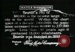 Image Pictorial de Seattle Seattle Washington USA, 1917, de la seconde 14 séquences d'archives historiques vidéo 65675048828