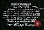 Image Pictorial de Seattle Seattle Washington USA, 1917, de la seconde 23 séquences d'archives historiques vidéo 65675048828