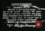 Image Pictorial de Seattle Seattle Washington USA, 1917, de la seconde 24 séquences d'archives historiques vidéo 65675048828
