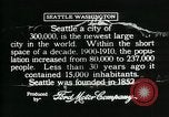 Image Pictorial de Seattle Seattle Washington USA, 1917, de la seconde 30 séquences d'archives historiques vidéo 65675048828