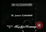 Immagine di Saint James Cathedral Seattle Washington USA, 1917, secondo 3 filmato di repertorio 65675048832