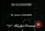 Immagine di Saint James Cathedral Seattle Washington USA, 1917, secondo 4 filmato di repertorio 65675048832