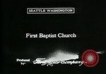Standbild Baptist Church Seattle Washington USA, 1917, aus Sekunde 5 historischem Filmmaterial Videoclip 65675048834