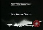 Standbild Baptist Church Seattle Washington USA, 1917, aus Sekunde 6 historischem Filmmaterial Videoclip 65675048834