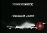 Standbild Baptist Church Seattle Washington USA, 1917, aus Sekunde 7 historischem Filmmaterial Videoclip 65675048834