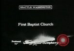 Standbild Baptist Church Seattle Washington USA, 1917, aus Sekunde 9 historischem Filmmaterial Videoclip 65675048834