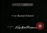 Standbild Baptist Church Seattle Washington USA, 1917, aus Sekunde 10 historischem Filmmaterial Videoclip 65675048834
