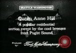Standbild Queen Anne Hill Seattle Washington USA, 1917, aus Sekunde 4 historischem Filmmaterial Videoclip 65675048835