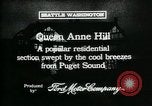 Standbild Queen Anne Hill Seattle Washington USA, 1917, aus Sekunde 6 historischem Filmmaterial Videoclip 65675048835