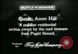 Standbild Queen Anne Hill Seattle Washington USA, 1917, aus Sekunde 7 historischem Filmmaterial Videoclip 65675048835