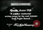 Standbild Queen Anne Hill Seattle Washington USA, 1917, aus Sekunde 8 historischem Filmmaterial Videoclip 65675048835