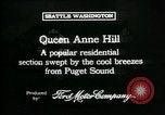 Standbild Queen Anne Hill Seattle Washington USA, 1917, aus Sekunde 10 historischem Filmmaterial Videoclip 65675048835