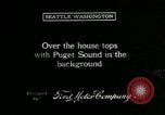 Standbild Queen Anne Hill Seattle Washington USA, 1917, aus Sekunde 48 historischem Filmmaterial Videoclip 65675048835