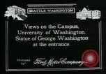 Immagine di Università di Washington Seattle Washington USA, 1917, secondo 9 filmato di repertorio 65675048836