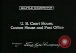 Standbild USA Court House Seattle Washington USA, 1917, aus Sekunde 3 historischem Filmmaterial Videoclip 65675048839