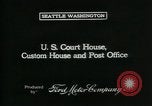 Standbild USA Court House Seattle Washington USA, 1917, aus Sekunde 6 historischem Filmmaterial Videoclip 65675048839