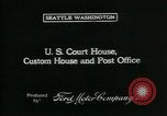 Standbild USA Court House Seattle Washington USA, 1917, aus Sekunde 7 historischem Filmmaterial Videoclip 65675048839