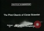 Standbild Kirche Christi Wissenschaftler Seattle Washington USA, 1917, aus Sekunde 7 historischem Filmmaterial Videoclip 65675048840
