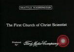 Standbild Kirche Christi Wissenschaftler Seattle Washington USA, 1917, aus Sekunde 10 historischem Filmmaterial Videoclip 65675048840
