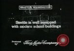 Standbild Schule Gebäude Seattle Washington USA, 1917, aus Sekunde 3 historischem Filmmaterial Videoclip 65675048841