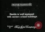 Standbild Schule Gebäude Seattle Washington USA, 1917, aus Sekunde 7 historischem Filmmaterial Videoclip 65675048841
